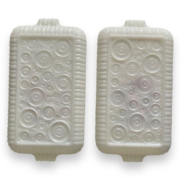 Anchor Hocking Fire King Primrose & Fleurette Snack PLATES ONLY - Picture 15 of 16